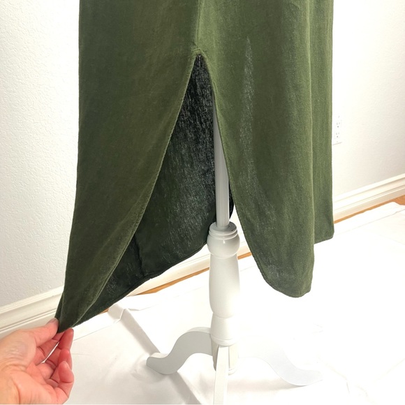 NWOT Zara Linen Blend Tunic Midi Dress Size XS - Picture 8 of 10